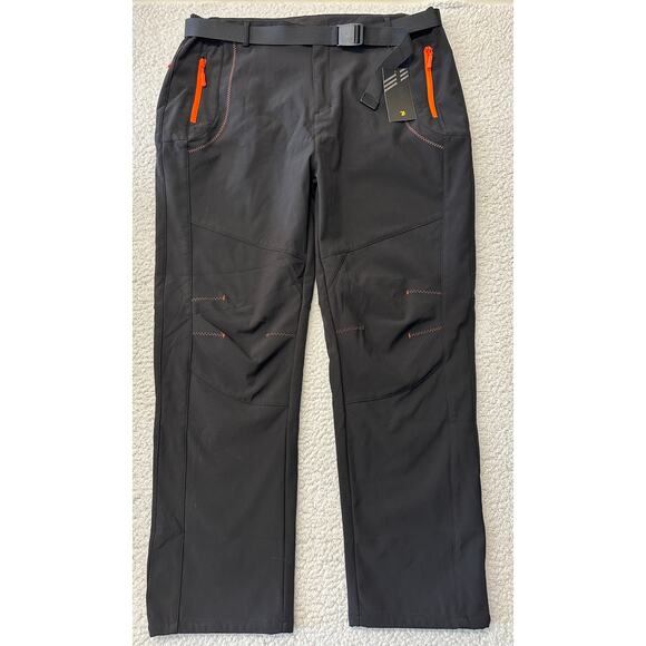 NWT* TBMPOY Mens Outdoor Snow Ski Water Resistant Fleece Lined Pants Size 2XL - Picture 1 of 10